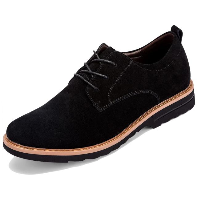 TIDELION スエードシューズ メンズ キャンバスシューズ カジュアルシューズ スエード 靴 メンズ レースアップシューズ スエード メンズの通販は