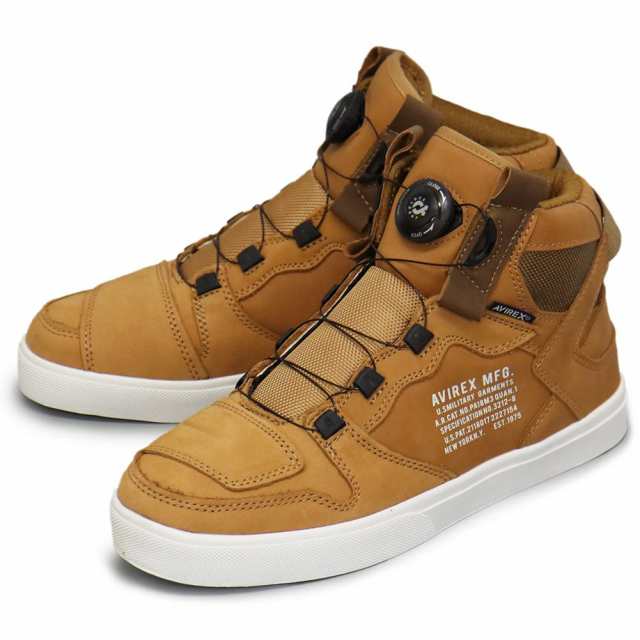 アヴィレックス AV2278 DICTATOR ディクティター バイカーシューズ GOLD NUBUCK US10-約28.0cmの通販は