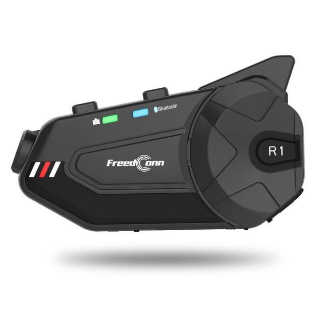 バイク用インカム FreedConn R1 Plus バイク インカム カメラ付き改善された 1080P ループ録画 カメラ付きインターホン Bluetooth WiFiの通販は