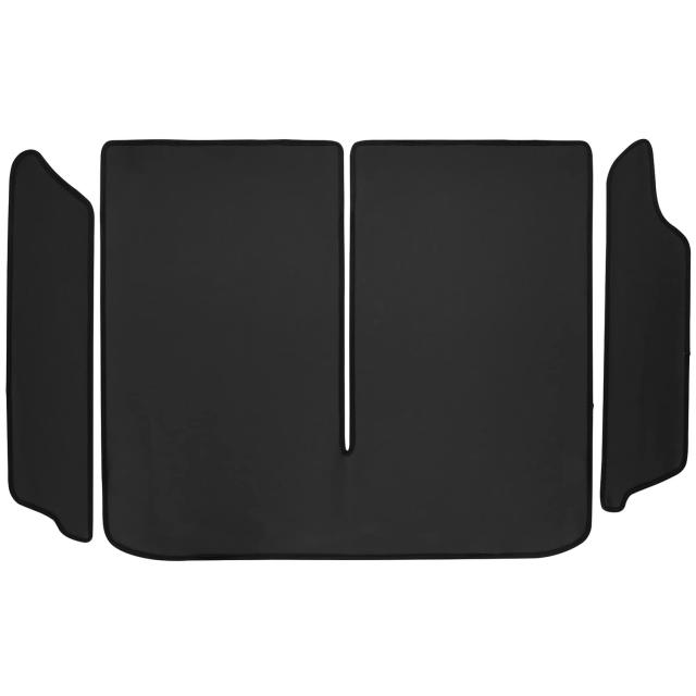 ボンフォーム(BONFORM) ジムニー専用ノンスリップラゲージマット JB64/JB74用 分割式 ブラック ラゲッジの汚れ防止 表面撥水加工 防水 ア