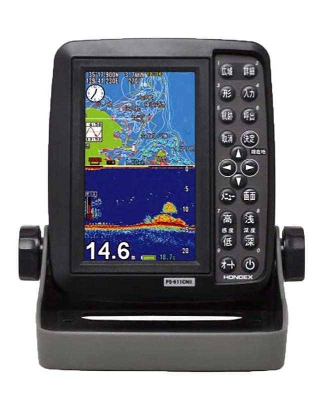ホンデックス　HONDEX HE-6100 カラー　魚群探知機 ホンデックス 魚群探知機 HE-6100 魚拓,中古釣具,釣具,釣り具