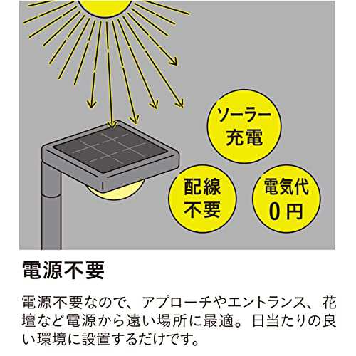 タカショー ひかりノベーション ソーラーライト サンチャージ 花の