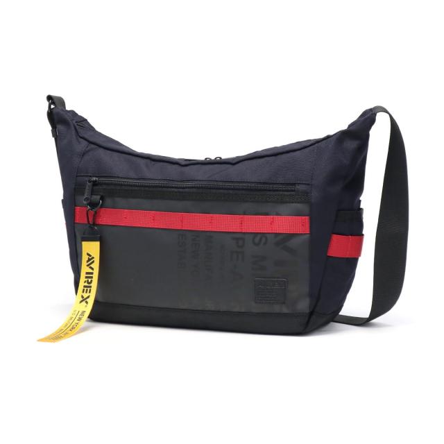[アヴィレックス] ショルダーバッグ AVX602 コン/アカ(68)
