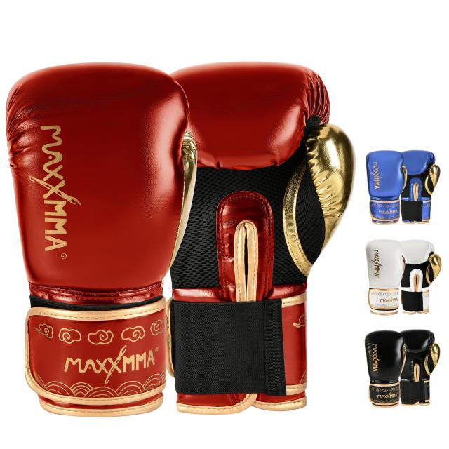 MaxxMMA ボクシンググローブ パンチンググローブ 通気性 キック