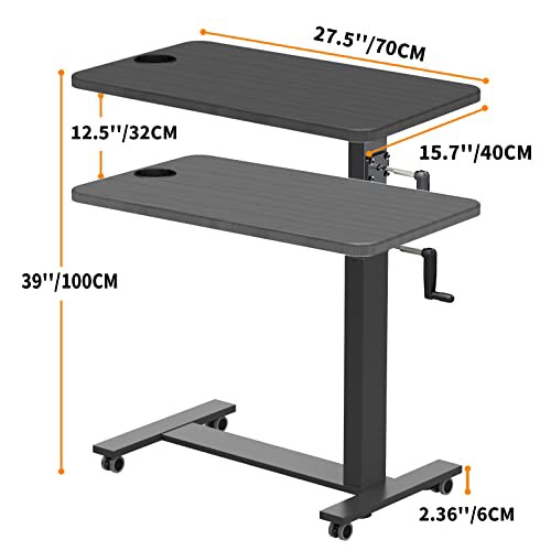 Balee サイドテーブル 介護用ベッド テーブル 昇降式 ベッドテーブル 幅70cm リフトテーブル 高さ68-100？ キャスター付き 360°回転テーの通販はau  PAY マーケット - ナナイロショップ au PAY マーケット店 | au PAY マーケット－通販サイト