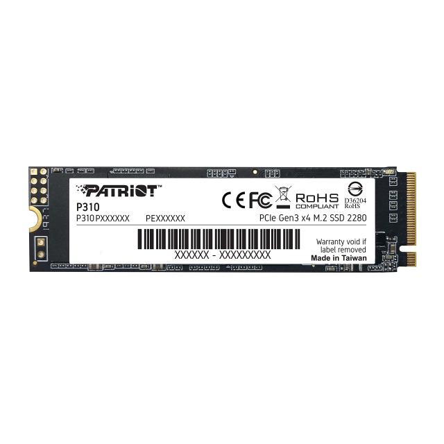 Patriot P310 480GB Internal SSD - NVMe PCIe M.2 Gen3 x 4 - Low-Power Consumption Solid State Drive - P310P480GM28