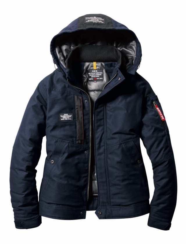 バートル 防寒服 サーモクラフト 防寒ジャケット(単品) 8210 THERMOCRAFT サイズS〜XL M 3ネイビーの通販は
