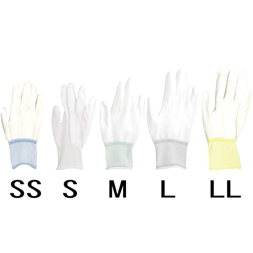 エースグローブ 【まとめ買い】[100双(10双×10)]ACE 作業手袋 ウレタン背抜き手袋 Mサイズ 13ゲージ No.1761 ホワイト ACE 【まとめ買い】100双(10双×10) 作業手袋 ウレタン背抜き手袋 M