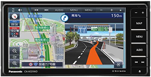 パナソニック(Panasonic) カーナビ ストラーダ 7インチ ワイド CN-HE01WD フルセグ ドラレコ連携 HD美次元マップ HD液晶搭載 Bluetooth接