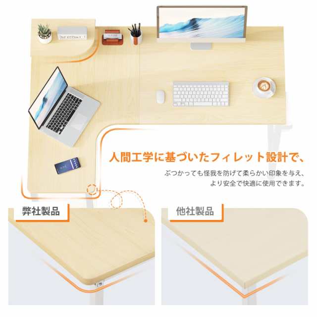 ODK パソコンデスク l字デスク 収納 ゲーミングデスク L字型 pc ODK パソコンデスク l字デスク 収納 ゲーミングデスク L字型 pc