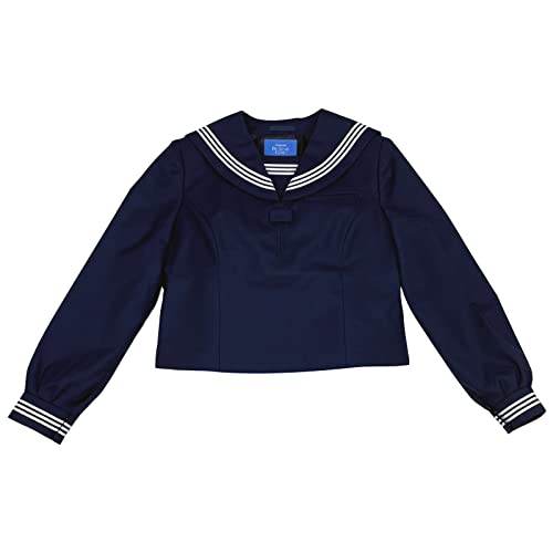 ビスターガール セーラー服 かぶり 前後プリンセスライン 1306001 ガールズ 90 紺 170A