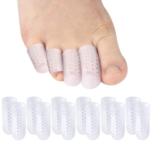 シリコン 足指サック 指サック 摩擦疼痛緩和 12個 STHHLZ シリコン 足指サック指サック,12個入足指サック水疱用 足
