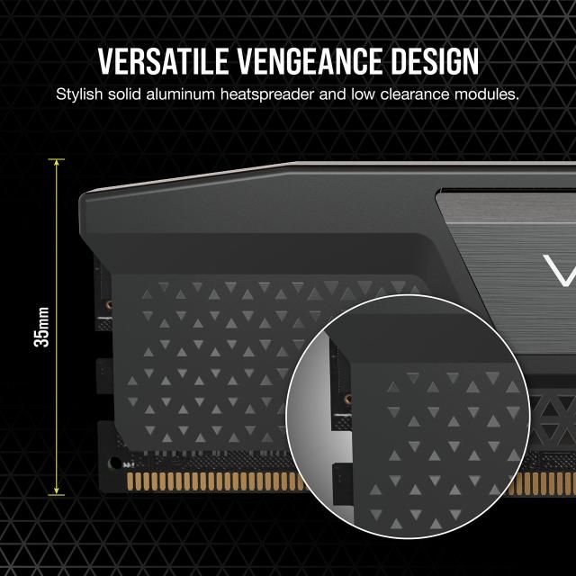 CORSAIR DDR5-5200MHz デスクPC用メモリ VENGEANCE DDR5シリーズ (PC5-41600) 32GB 16GB×2枚 CMK32GX5M2B5200C40