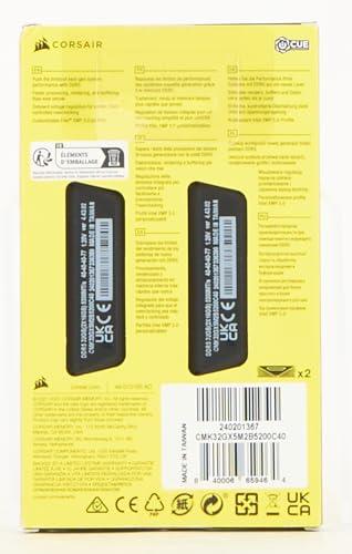 CORSAIR DDR5-5200MHz デスクPC用メモリ VENGEANCE DDR5シリーズ (PC5-41600) 32GB 16GB×2枚 CMK32GX5M2B5200C40