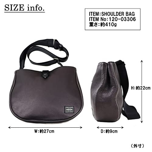 [ポーター] CISCO シスコ SHOULDER BAG ショルダーバッグ 120-03306 ブラック/10 W27×H22×D9cm