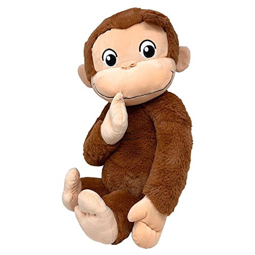 Amazon.co.jp: おさるのジョージ ぬいぐるみ ギガジャンボ ふわ
