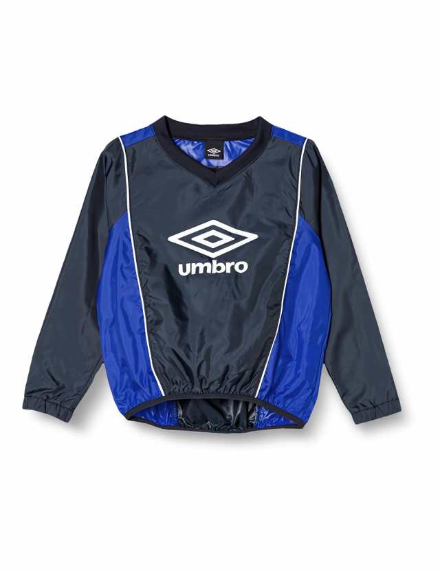 アンブロ ウィンドブレーカー サッカー ピステ 防風 はっ水 オールシーズン対応 ジュニア キッズ 子供用 ネイビーサックス(amazon限定)の通販は