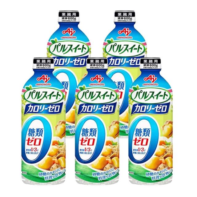 味の素 パルスイート カロリーゼロ（ 液体タイプ / 600g×5本セット）糖類ゼロ 糖質オフ 低カロリー 甘味料 カロリーコントロール/ 使用