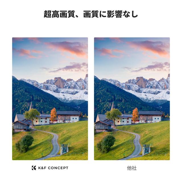 K＆F Concept 67mm 可変NDフィルター ND3-ND1000 減光フィルター 360°無段階調節 24層ナノコーティング 撥水撥油 NANO-Dシリーズ 【メー_4