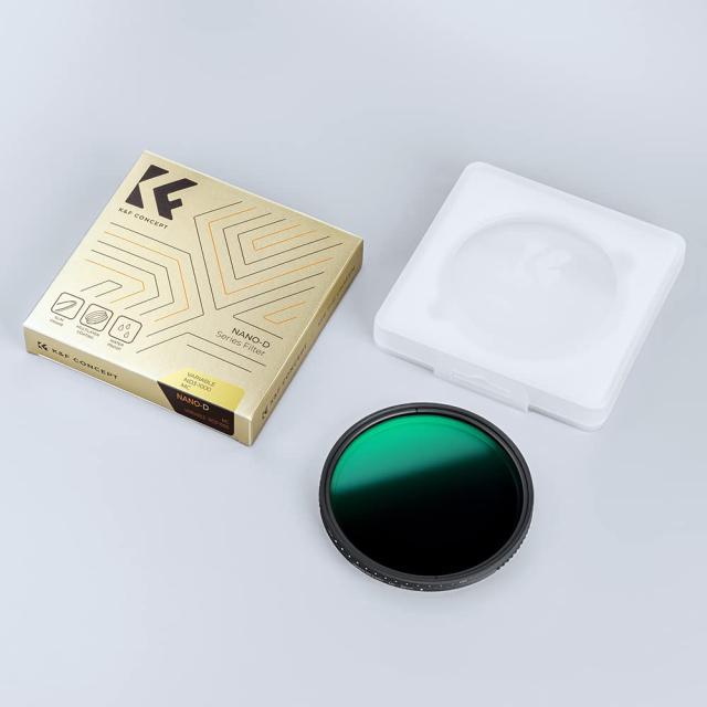 K＆F Concept 67mm 可変NDフィルター ND3-ND1000 減光フィルター 360°無段階調節 24層ナノコーティング 撥水撥油 NANO-Dシリーズ 【メー_7