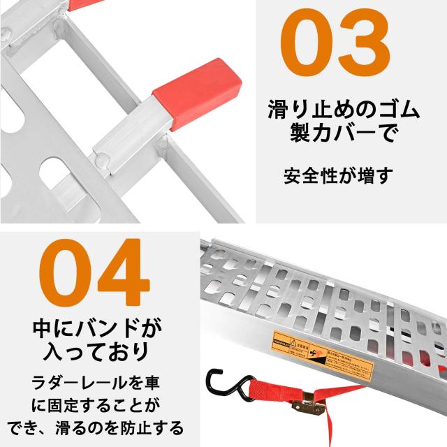 HSINMAXit アルミラダーレール 1本セット 長さ226cm 幅30.5cm 耐 HSINMAXit アルミラダーレール 1本セット 長さ226cm 幅30.5cm 耐