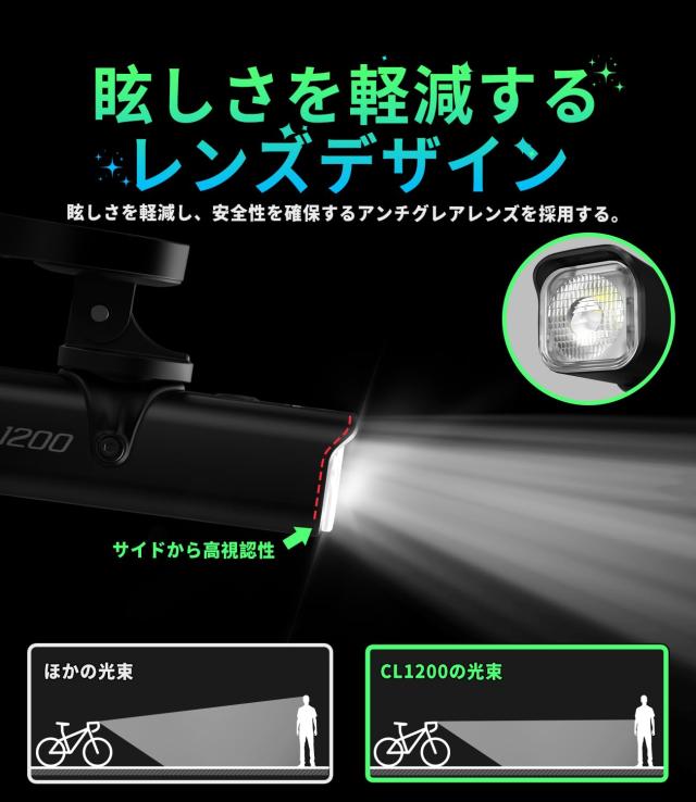 ワイヤレス 自転車 ライト【2022新登場 リモコン制御 ハンドルバー下