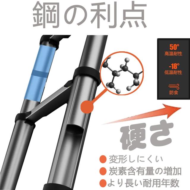 DayPlus 伸縮はしご 5m フック付き 持ち運びやすい 折り畳み 伸縮梯子 Amazon.co.jp: DayPlus 伸縮はしご 5m フック付き 持ち運びやすい