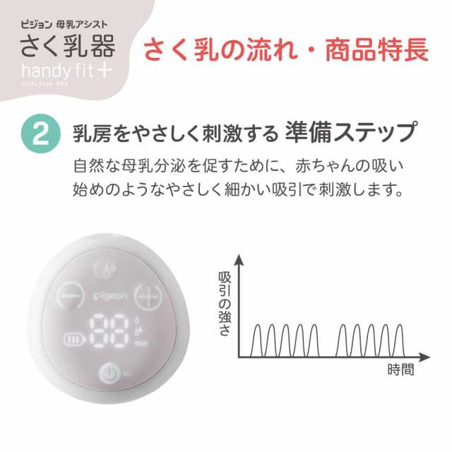 ピジョン さく乳器 電動HandyFit+ 1026453 1個 (x 1)