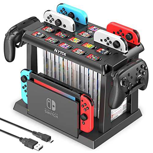 【送料無料】Switch収納スタンド Kytok Joy-Con充電スタンド Switchドック収納 Joy-Con/Proコントロー ラー/スイッチ本体とドック/ゲーム