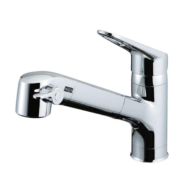 LIXIL ( リクシル ) INAX ハンドシャワー付 浄水器内蔵 シングルレバー 混合水栓 RJF-771YA ( キッチン水栓 + 浄水カ ートリッジ 1本 ) 一