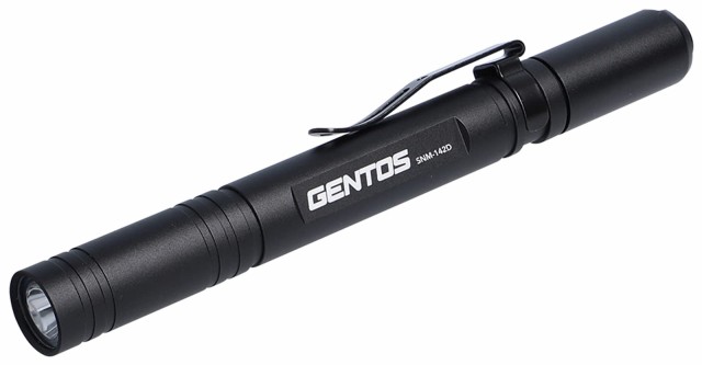 GENTOS(ジェントス) 懐中電灯 小型 LED ペンライト 単4電池式 200ルーメン SNMシリーズ SNM-142D ハンディライト  フラッシュライト｜au PAY マーケット