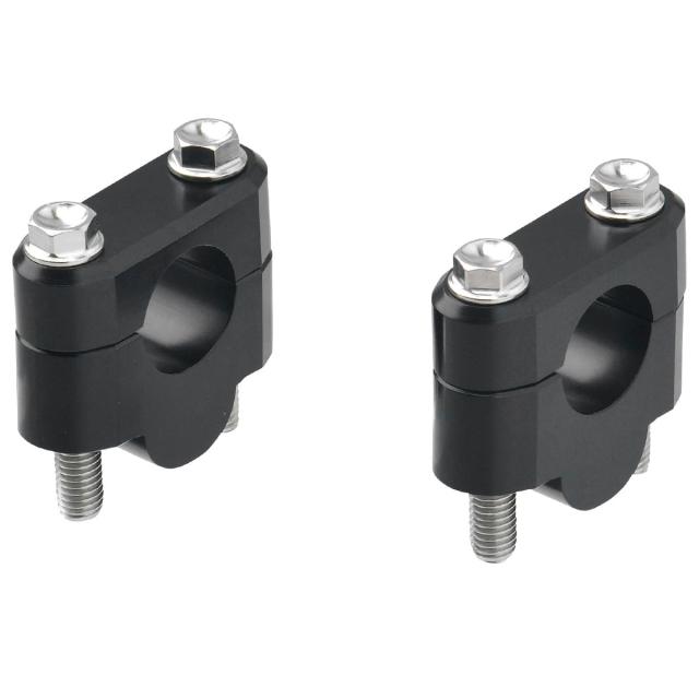 ジータレーシング(ZETA RACING) バーライズキット 19mmアップ ブラック スタンダード径(22.2mm)ハンドルバー用 ポジション変更 乗車姿勢