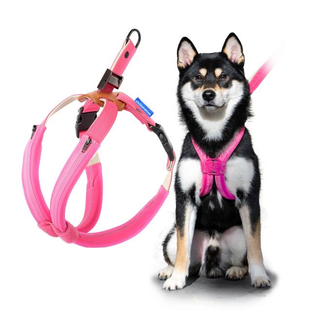 CROWN KONI 犬 ハーネス 気管虚脱 防止 簡単装着 クイックプルサイズ調整 中型犬 引っ張り防止 喉に優しい ソフトで快適なクッション付きの通販は 5,072円