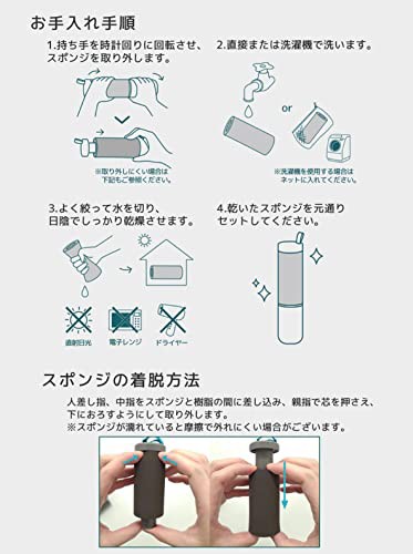 アイオン STTA 超速乾 超吸水 スティック型 スポンジタオル ライト