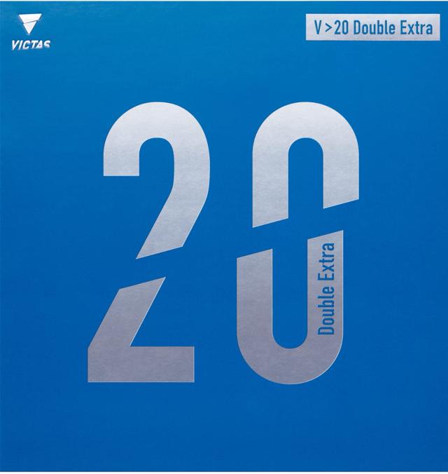 ヴィクタス(VICTAS) 卓球 ラバー V＞20 Double Extra(ダブルエキストラ) 裏ソフト レッド(0040) 1.8 200080