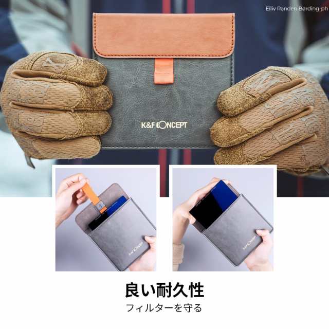 K＆F Concept ND2000フィルター 角型フィルター NDフィルター 減光 強化光学ガラス 100x100x2mm 撥水 防汚 傷付き防止の通販は
