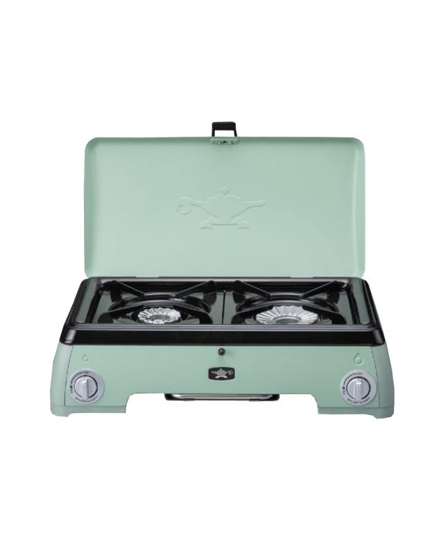 センゴクアラジン ツーバーナー ポータブルガスカセットコンロ ダブル SAG-K50AG G