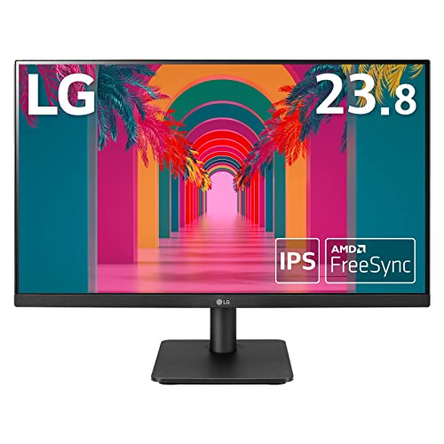 【.co.jp 限定】LG フレームレス モニター ディスプレイ 24MP450-B 23.8インチ/フルHD/IPSアンチグレア/HDMI,DP,D-Sub/FreeSync/75の通販は