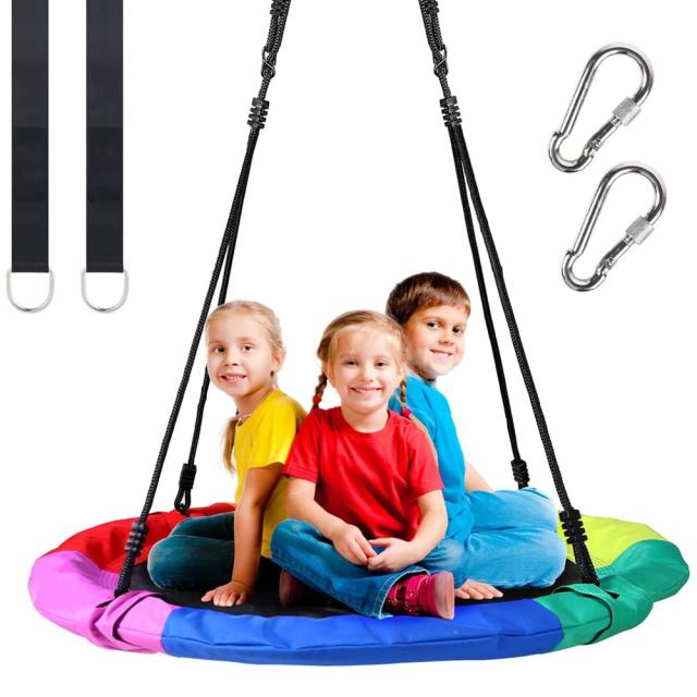 SUNHOO ブランコ 室内屋外 ぶらんこ 子供大人用 ハンモック900Dオックスフォード 組み立て簡単 防水 家庭用 屋外遊具 アウトドア 室内 遊の通販は 7,591円