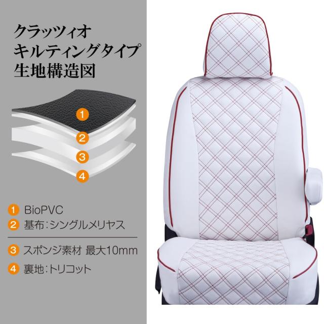 41ETJ1585Kクラッツィオ シートカバー 全席セット ノア/ノアハイブリッド/ヴォクシー/ヴォクシーハイブリッド 90系 7人乗り 2 クラッツィオ シートカバー 全席セット ノア⁄ノアハイブリッド