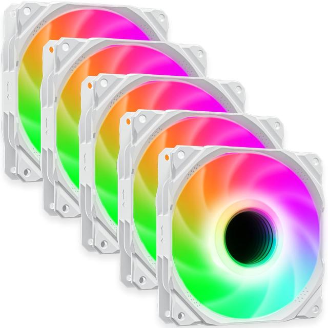 Novonest PCケースファン 120mm ARGB 冷却ファン PWM 4PINコネクタ RGBファン LEDファン マザーボードAURA Sync対応 高性能 静音 ファンの通販は 6,074円