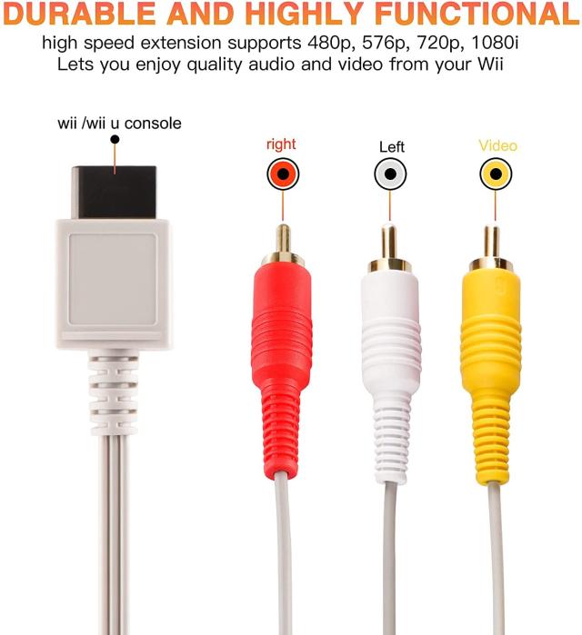 HD Retrovision Wii / Wii U コンポーネントケーブル Amazon.com: HD Retrovision Premium YPbPr Component Video