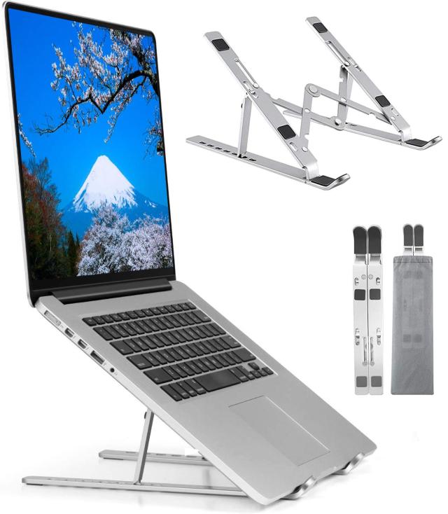 ノートパソコン スタンド 折りたたみ式 ラップスタンド PCスタンド iPadスタンド 7段の高さ調節可能 パソコン スタンド 卓上 放熱 14,166円