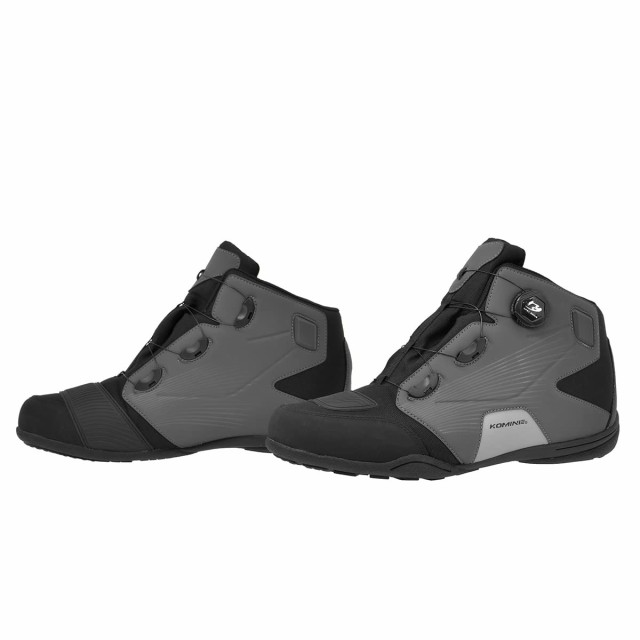 コミネ(KOMINE) バイク用 BK-096 ダイアルフィットWPライディングシューズ Grey/Black 26.5cmの通販は