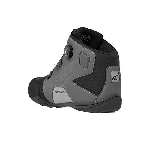 KOMINE バイク用 ダイアルフィットWPライディングシューズ BK-096 防水 05-096 Solid Black 26.5 cm_8