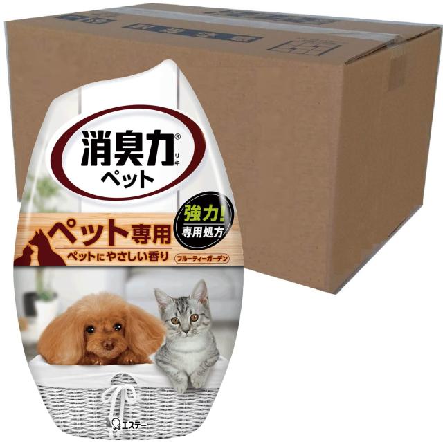 消臭力 [オフィス ビジネスに ケース販売] ペット用 置き型 フルーティーガーデン 400mL×18個 お部屋の消臭力 ペット 部屋 部屋用 寝室 の通販は