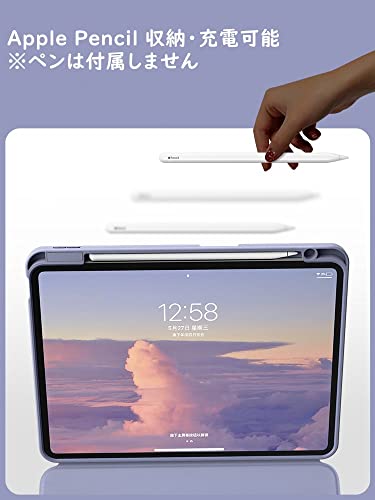 磁気吸着 iPad Air 第5世代 iPad Air4 iPadPro11 キーボード ケース 縦置き タッチパッド搭載 丸型キー 背面カバー 取り外し可能 Apple Pの通販は