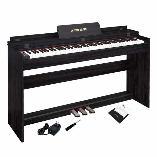 KIMFBAY 電子ピアノ 88鍵盤 ハンマーアクション鍵盤 木製 ピアノ ハンマーのピアノ アップライトピアノ Digital Piano 人気 電子ピアノ 8の通販は