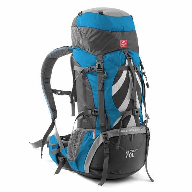 Naturehike 公式ショップ 大容量バックパック 70L+5L ザック 登山 リュック 背面長調整可能 男女兼用 多機能 レインカバー 救援笛付き の通販は