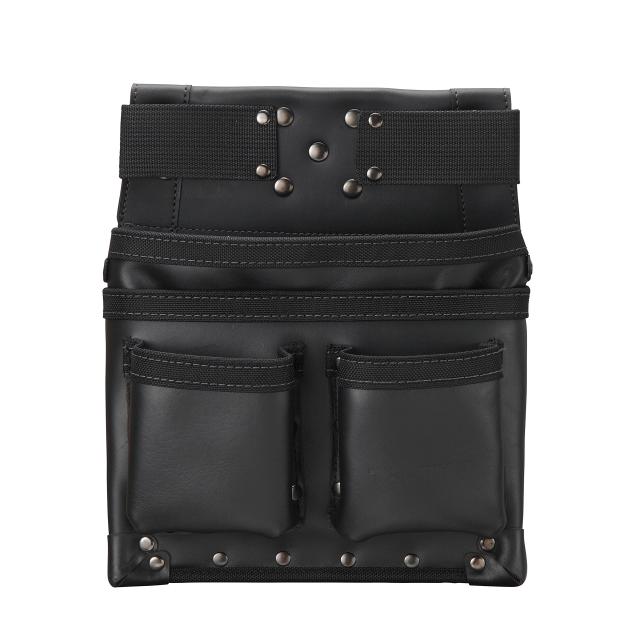 タジマ セフシステム 着脱式腰袋 本革 釘袋3段大 堅牢でしなやかな上質なレザー(牛本革) SFKBK-KG3L ブラック 着脱楽々 ベルトに後から装の通販は 13,755円